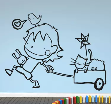 Sticker enfant jouets dessin - TenStickers