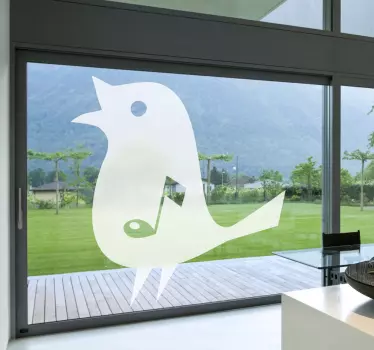 Sticker enfant oiseau chanteur - TenStickers