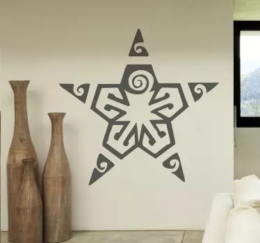 Sticker etoile celtique - TenStickers