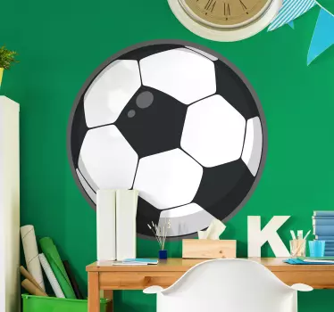 Sticker foot style ballon de football - TenStickers