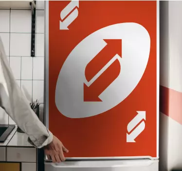 Sticker frigo affichage graphique directionnel - TenStickers