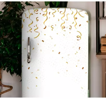 Sticker frigo banderoles festives - TenStickers