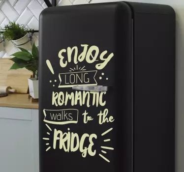 Sticker frigo citation humoristique de cuisine - TenStickers