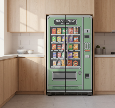 Sticker frigo distributeur automatique écolo - TenStickers