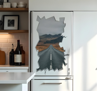 Sticker frigo énorme trou - TenStickers