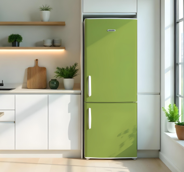 Sticker frigo entièrement vert - TenStickers