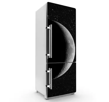 Sticker frigo photo de la lune - TenStickers