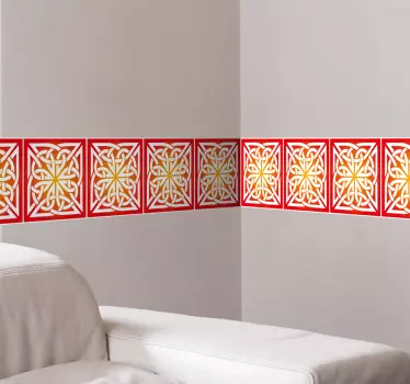 Sticker frise symboles celtiques - TenStickers