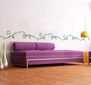 Sticker frise treille - TenStickers