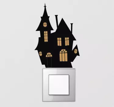 Sticker Interrupteur interrupteur maison hantée - TenStickers