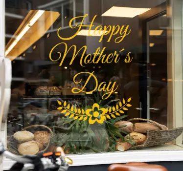 Sticker happy mother's day fête des mères - TenStickers