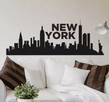 Sticker horizon New York - TenStickers