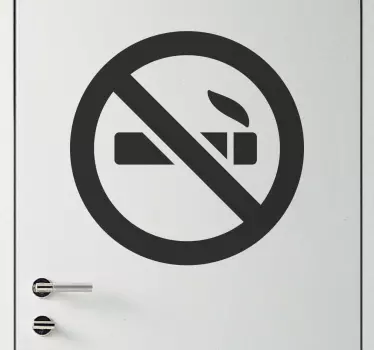 Sticker interdit de fumer - TenStickers