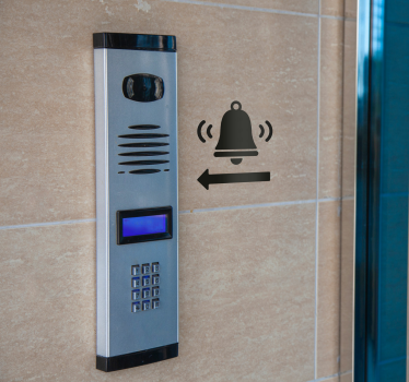 Autocollant interphone sonnette - TenStickers