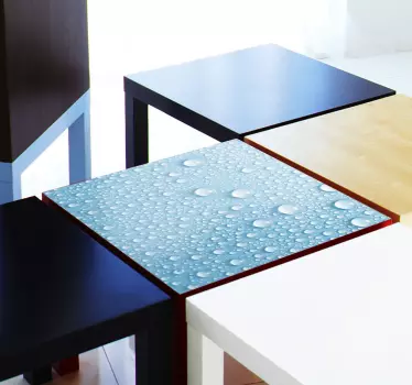 Sticker LACK gouttes d'eau - TenStickers
