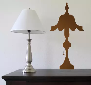 Sticker lampe de chevet - TenStickers