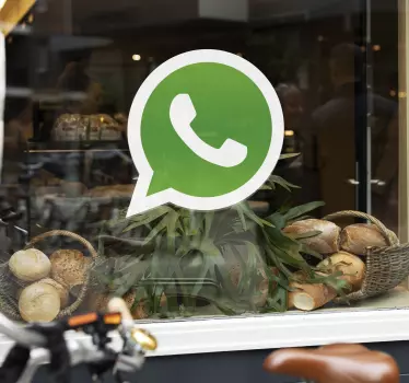 Sticker logo whatsapp - TenStickers
