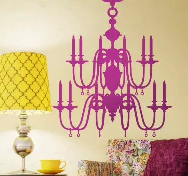Sticker lustre suspendu retro - TenStickers