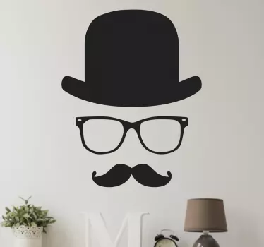 Sticker Monsieur invisible - TenStickers