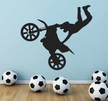 Autocollant moto cross freestyle - TenStickers