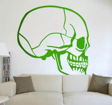 Sticker mural crane profil - TenStickers