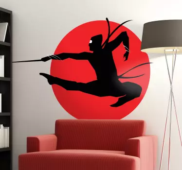 Sticker ninja attaque - TenStickers