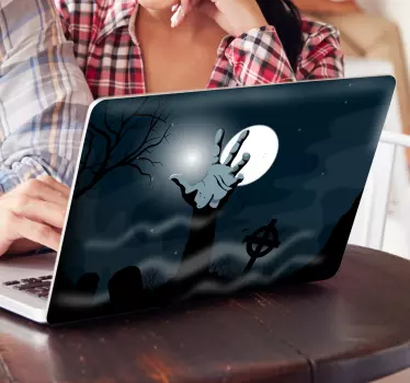 Sticker ordinateur mort-vivant - TenStickers