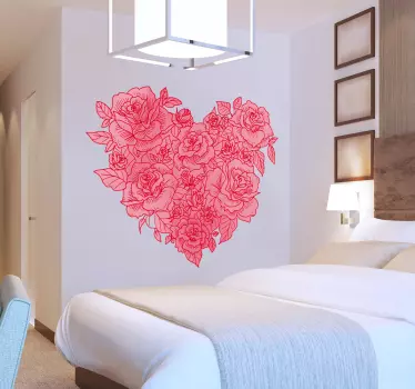 Sticker Amour Coeur Saint Valentin - TenStickers