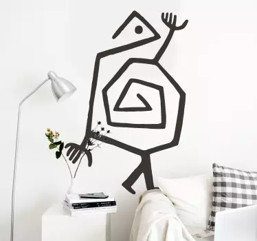 Sticker Maison Oeuvre de Paul Klee - TenStickers