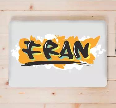 Sticker PC Graffiti coloré de style urbain - TenStickers