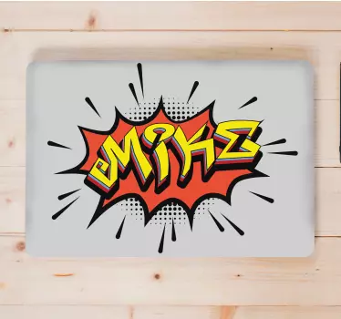 Sticker PC Graffiti de style bombardement - TenStickers