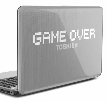 Laptop sticker game over - TenStickers