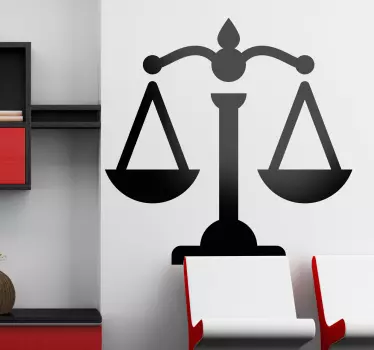 Sticker pictogramme justice - TenStickers