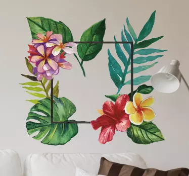 Sticker plantes tropicales - TenStickers