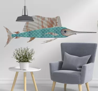 Sticker poisson Espadon - TenStickers