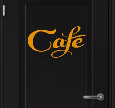 Sticker porte café - TenStickers
