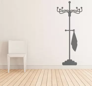 Sticker porte-manteau - TenStickers