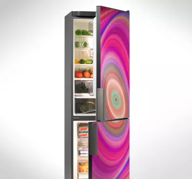 Sticker frigo avec effet - TenStickers