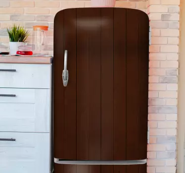 Sticker frigo enveloppe d'appareil texturée - TenStickers