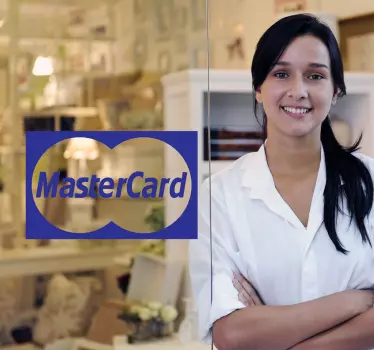 Sticker silhouette mastercard - TenStickers