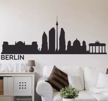 sticker skyline Berlin - TenStickers