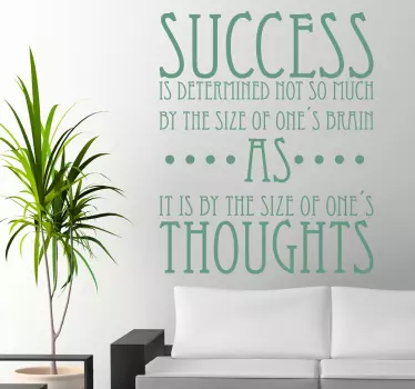 Sticker success motivation - TenStickers