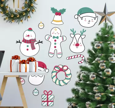 Sticker sujets Noël - TenStickers