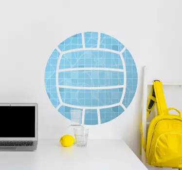 Autocollant tendance ballon de water-polo - TenStickers