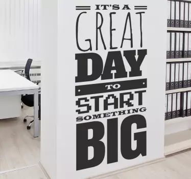Sticker texte something big - TenStickers