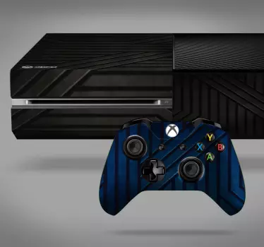 Sticker xbox effet métalique - TenStickers