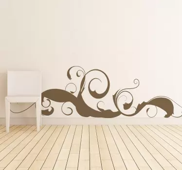 Sticker tracés vagues - TenStickers