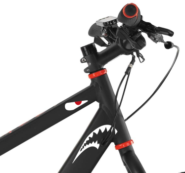 Autocollant vélo dents de requin - TenStickers