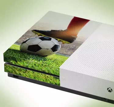 Sticker xbox coup de pied au but - TenStickers