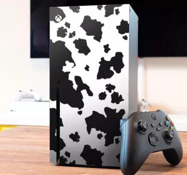 Sticker xbox couverture de jeu motif vache - TenStickers